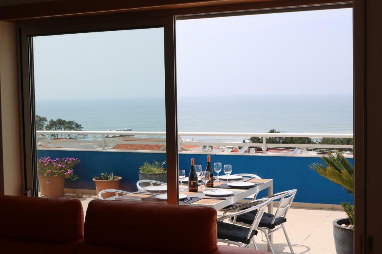 Sitio Penthouse - Big Terrace With Sea View & Bbq Villa Nazare Exterior photo